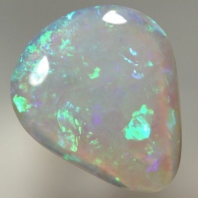 SOLID CRYSTAL OPAL Flag Harlequin pattern, bright, crisp fire